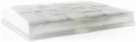 Living Whole Foods Plant Tray Clear Plastic Humidity Domes: Pack of 10 - Fits 10 Inch x 20 Inch Garden Germination Trays - Greenhouse Grow Covers