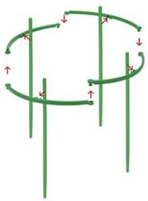 Tomato Cage | Tomato Support | Adjustable Green Plant Supports for Garden | 48in Deformable Assembled Tomato | Trellis for Vegetable, Flower and Fruit Growing，Plant Support Structures