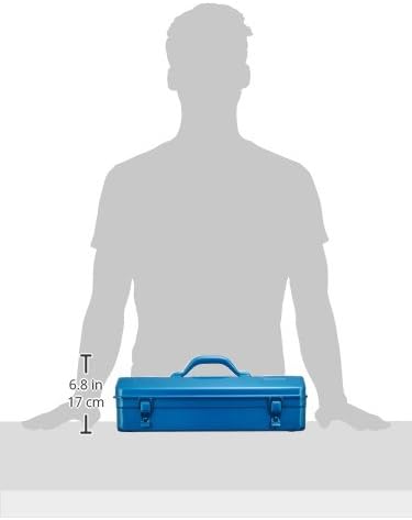TRUSCO Y-410-B Mountain Tool Box, 17.1 x 6.6 x 6.8 inches (433 x 168 x 173.5 cm), Blue