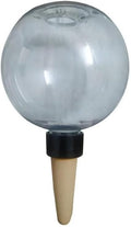 Komorebi Large Plant Watering Ball 17.6 oz- Top-Fill-Self Water Planter Indoor/Outdoor Plastic Slow-Release Water Ball Terracotta for Plants (4, Transparent)