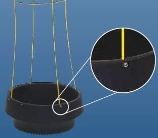 3-Pack 15" Planting Rings – Smart Water-Saving Tomato & Vegetable Support System, Anchors Tomato Cages, Prevents Tipping, Deep-Root Irrigation Basin (2-Gallon), – Tomato Cages Not Included.
