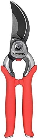 Corona BP 7200 Forged Pro Cut Bypass Hand Pruner, 1-Inch, Red (Pack of 6)