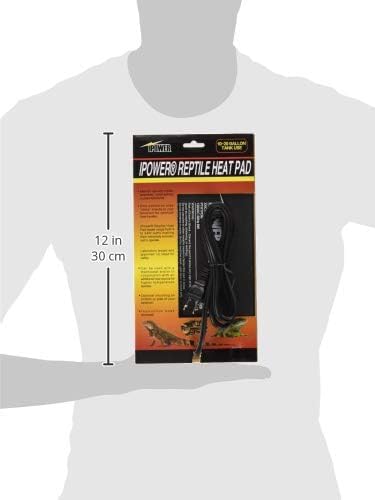 iPower Reptile Heat Pad 6X8 Inch 8W Under Tank Terrarium Warmer Heating Mat for for Turtle, Lizard, Frog, Snake, Reptile, and Other Small Animals (Pack of 4)