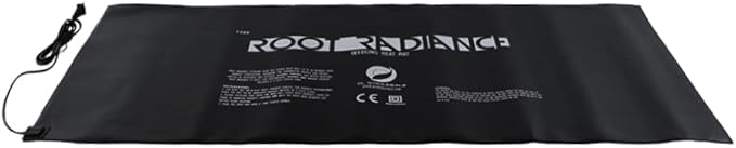 DL Wholesale Root Radiance Seedling Heat Mat Pad 48” x 20.75” for Plant Seed Starting, Indoor Germination Supplies Black, Large