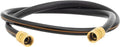 Giraffe Tools Garden Hose 5/8" Custom Length, No Kink, Flexible, Leakproof Water Hose, 600 Burst PSI, 4ft Double Female Fittings,Black Orange