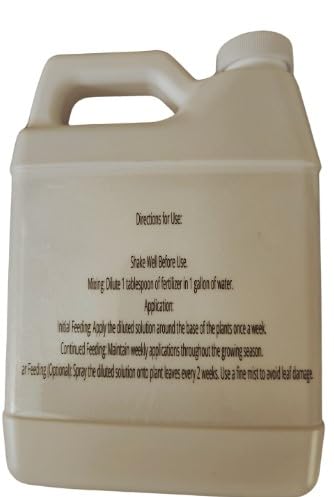 Nature's Way Soil Organic Tomato Liquid Fertilizer – Made Fresh Weekly- Concentrate/Includes Vitamin B-1 and Aloe Vera for Faster Root Establishment, Healthier Transplants/Stops Blossom End Rot,