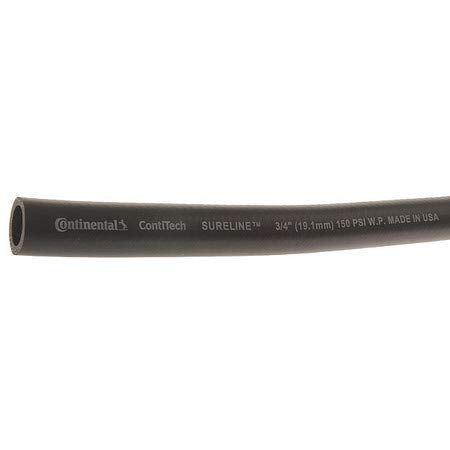 Garden Hose,3/4" ID x 25 ft,Black