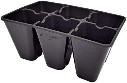 Bootstrap Farmer 6 Cell Extra Strength Seed Starter Trays, 120 Pack (720 Cells), Garden Inserts