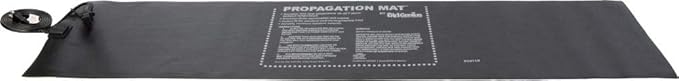 Dirt Genius 19011 Seed Starting Propagation Heat Mat,Daisy Chainable, 60Watt, 12" x 48", Black