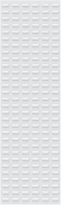 Akro-Mils 30118 Louvered Steel Wall Mount Panel Garage Organizer for Hanging AkroBin Storage Bins, 18-Inch W x 61-Inch H, White, Single