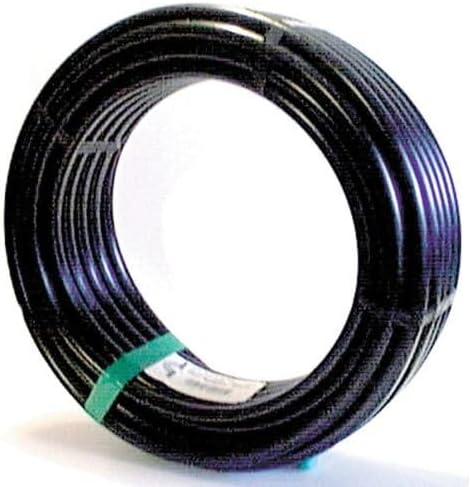 Raidrip 061020P 5/8-Inch Drip Irrigation Supply Tubing, 200-Foot, for Drip Systems, made with Polyethylene, Black