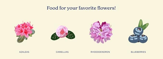True Organic Azalea, Camellia & Rhododendron Food – Organic Fertilizer for Low-pH Plants – 4lb Bag