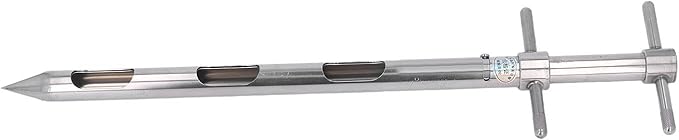 Soil Sampler Probe, Soil Probe Sampling Tool, 304 Stainless Steel Proof 0.54m for Powder, T Handle Soil Test Kits for Soil Sampling Plant Care Lawn Garden Farm