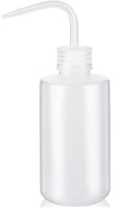 Valchoose Plastic Squeeze Bottle Leak Proof, 250ml | 8.5oz White Wash Bottle Chemical, LDPE, Safety, Medical with Narrow Mouth Scale Labels for Succulent Tattoo Label Watering (1 Bottle)