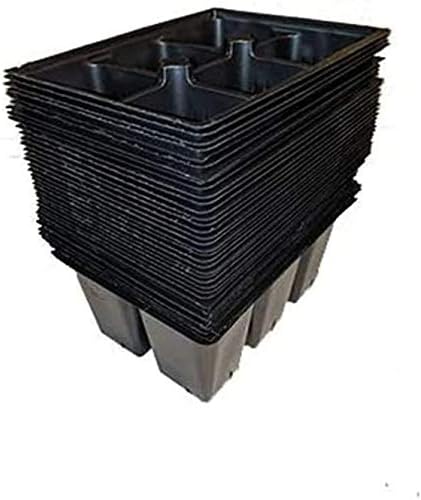 Seed Starter Trays 600 DEEP Extra Large Cells (100 Trays of 6 Cells)