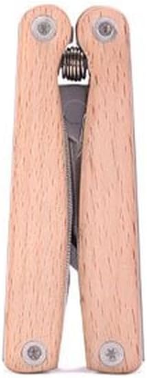 Kikkerland Beechwood Pocket Garden Plant Pruner Multi Tool, Beige