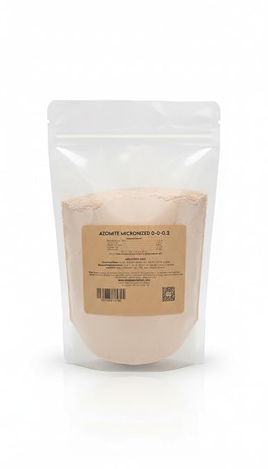 Greenway Biotech, Inc. Azomite Rock Dust Volcanic Ash Organic Fertilizer with Micronutrient & Trace Minerals- Natural Mineral Soluble Plant Fertilizers for Enhances & Increases Crop Yield- 2 Pounds