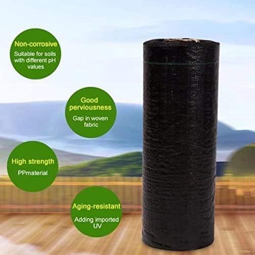 Agfabric 6.5x300ft Landscape Fabric Weed Barrier 3.2oz Ground Cover Garden Mats