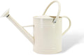 1 Gallon Watering Can, Matte Cream, Metal Watering Can with Removable Spout, Galvanized Water can, Perfect Plant Water Can for Outddor and Indoor Use