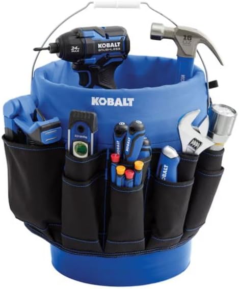 K.balt Blue Polyester 18-in W x 12-in L 5-gallon bucket organizer