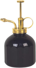 Modern Sprout Plant Mister, 8 oz Indoor Watering Can, Aesthetic Plant Sprayer & Water Mister Spray Bottle, Garden Watering Can for Seed Starting, Vintage-Inspired Gift for Green Lovers - Black