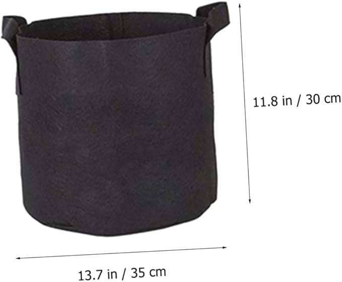 BESPORTBLE 6pcs Plant Growing Bags with Handles Nonwoven Nursery Pots for Vegetables Flowers and Herbs Breathable Lightweight and Garden Bags for Indoor and Outdoor Use
