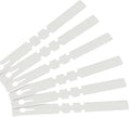 Kecoya 200 PCS White Plastic Plant Tree Tags and Labels Waterproof, Adjustable, Wrap Around, Reusable, Indoor/Outdoor, Garden, Nursery, Greenhouse, Balcony, Plant Labels