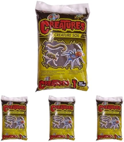 Zoo Med Creatures Creature Soil Bag 1 Quart (Pack of 4)