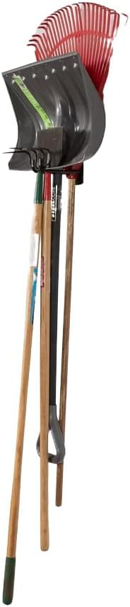 Tool Organizers for Garage Storage - 1-Hook Tool Rack Made with Solid Steel Alloy – Perfect Garage Organizers for Hanging Rake, Shovel, Cord Rack - Fully Assembled Garden Tool Rack