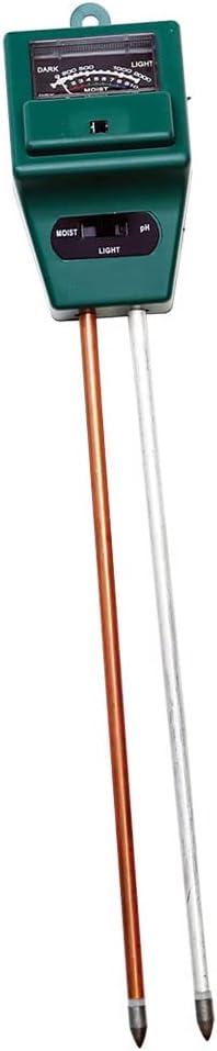Evolved Habitats Evolved Harvest pH Meter - Reliable Easy-to-Use Moisture/Acidity/Alkalinity/Sunlight Content Soil Test Meter