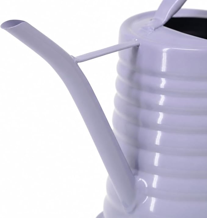 Small Watering Can, 0.3 Gallon/34oz., Violet Purple, Galvanized, Indoor Water Can, Metal Watering Can with Long Spout, Plant Water Can for Indoor Plants