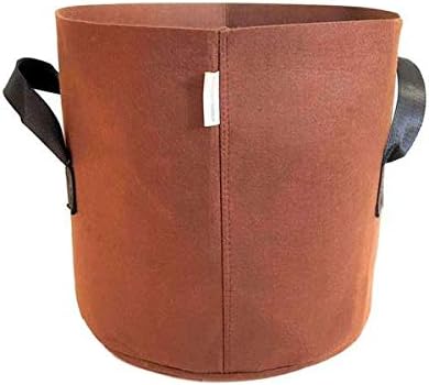 Bootstrap Farmer Grow Bags 7 Gallon, Purple 10 Pack, Colored Fabric Pot for Peppers, Potatoes, Tomatoes and Plants