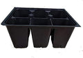 Seed Starter Trays 90 DEEP Extra Large Cells Total (15 Trays of 6 Cells Each) + 16 Labels