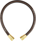 Giraffe Tools Leader Hose 2ft x 5/8", 24INCH Short Water Hose for Hose Reel, Lightweight, Flexible with Female Female Fittings