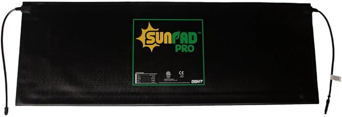 SUNPACK SunPad Pro 150W Master Seedling Heating Mat, Black, 21" x 60" - Made for Propagating Seedlings and Cuttings, Ideal for Greenhouses and Indoor Gardening