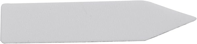 Plastic Plant Labels for Gardening, 100-Pack White Garden Plant Tags with Matte Finish, 5 cm x 1 cm, Reusable & Rust-Resistant
