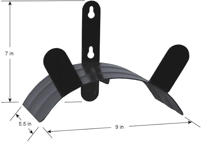 Heavy Duty Hose Hanger Black