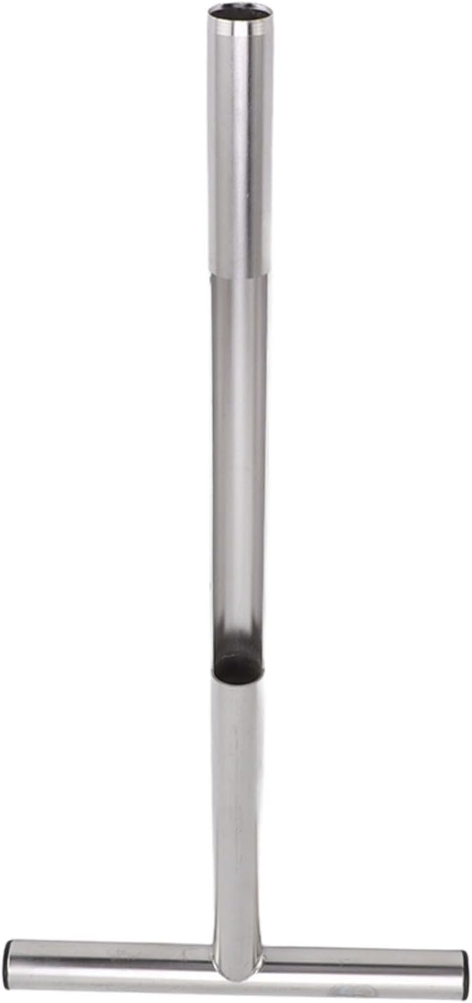 Soil Sampler Probe, Portable T Handle Soil Sampling Device Made of 304 Stainless Steel for Farm, Garden, Lawn (21in)