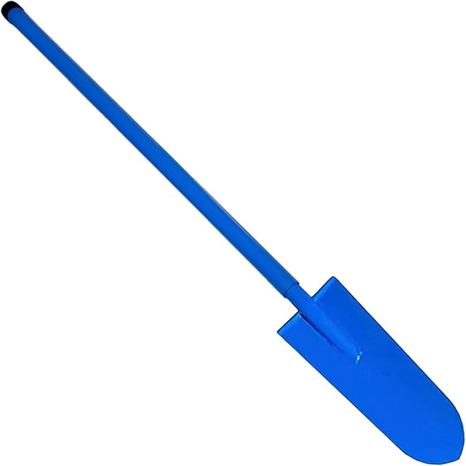 Heavy-Duty All-Steel Shorty Sharpshooter Shovel - Weighted Long Handle and Hardened/Heat-Sharpened Chromoly 15 Inch Head (Shorty)