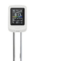 6-in-1 Digital Soil pH Tester USB Rechargeable Moisture Light Temp Fertility Meter for Plants & Garden Monitoring