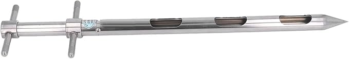 Soil Sampler Probe, Soil Probe Sampling Tool, 304 Stainless Steel Proof 0.54m for Powder, T Handle Soil Test Kits for Soil Sampling Plant Care Lawn Garden Farm