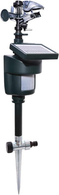 Outdoor Repellent for Yard Motion Activated with Solar Panel Water Spray Garden Sprinkler Irrigation System