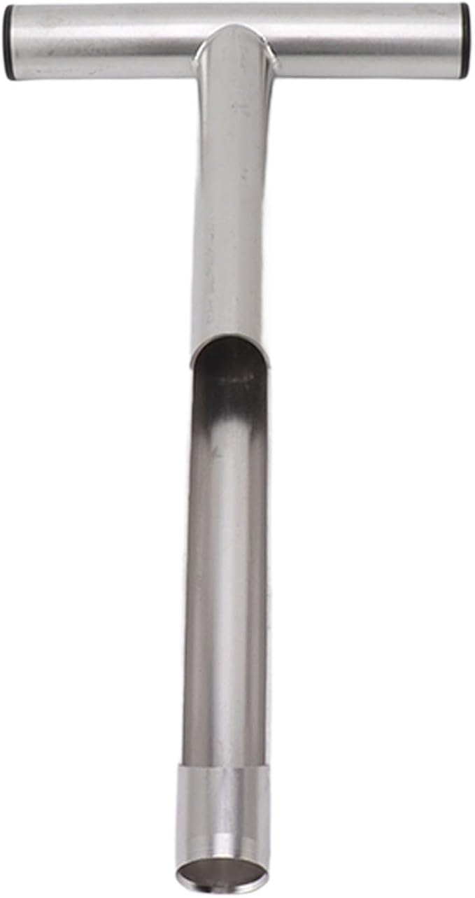 Soil Sampling Probe, 12/21in T Handle Soil Sampling Tool, Stainless Steel Soil Test Kit for Garden and Lawn Care (12 Inch)