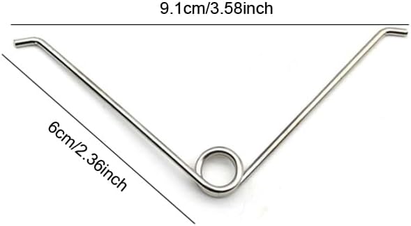 10 Pack Bypass Pruners Spring Replacement V Shaped Pruning Shears Springs Parts for Manual Hand Pruner General Purpose Garden Shears Japanese Gardening Scissors