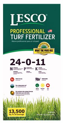 Lesco Professional 080258 Turf Fertilizer, 24-0-11 Formula, 50 Lbs.,13,500-Sq. Ft. - Quantity 1