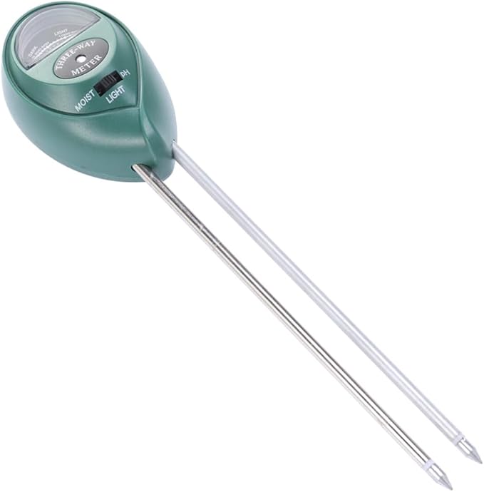 Analog Soil Moisture Tester Light Meter 3-in-1 Hygrometer for Houseplants Garden Soil Moisture Sensor for Potted Plants