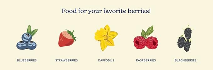 True Organic Soil Acidifier + Two Berry Foods Bundle - CDFA, OMRI Listed for Organic Gardening – Organic Fertilizer Set