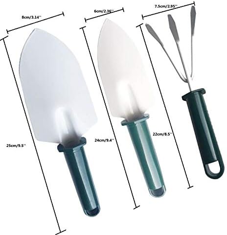 Garden Tools Print Antislip Garden Gloves Set Garden Hand Shovel Trowel Cultivator Non-Slip Metal Tools for Women Children