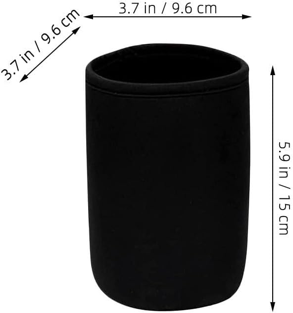 BESPORTBLE Sprouting Mason Jar Cover: 6 Pcs Black Mason Jar Sleeves for Sprouting, Hydroponic Container Covers Blackout Sleeves for Home Gardening and Seed Germination