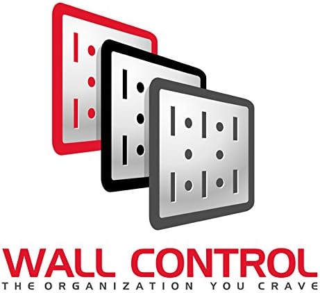 Wall Control Pegboard Garden Supplies Storage and Organization Garden Tool Organizer Kit with Red Pegboard and White Accessories
